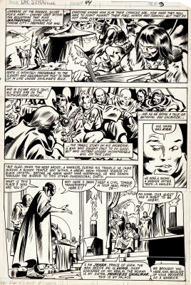 Dan Green, Gene Colan | Doctor Strange #44 P 3 (Dr. Strange, Clea Wong!) 1980 | Romitaman