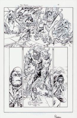 Tom Raney | Secrets of Sinister House #? Pg. 5 - Interior Page - Signed | Anthony’s Comic Book Art