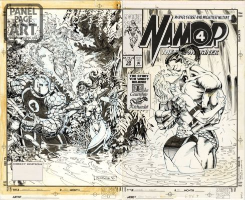 Geof Isherwood | Namor 50 Cover - Double Cover | Panel Page Art