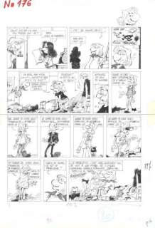 Jannin | "Salut...dis" Planche 16. Encre. Album. 41,5 x 28,5 cm | Aponem