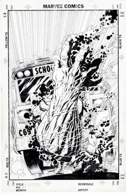 Steve Lightle | Quesada, Joe - X-Factor #87 Alternate Cover, Strong Guy Featured 1993 | Cool Lines Art