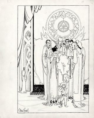 P Craig Russell | Russell, Craig P/I - Elric #1 Larger Splash, Origin Young Elric - 1983 | Cool Lines Art