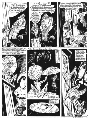 Foerster Philippe | Planche originale 2 du chapitre 11 : Le Fakir dans NECRONOMICKEY | Galerie Napoléon