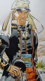 Meynet, Félix - Dessin original en couleurs - Sauvage - Format: 16 x 25 cm. | Catawiki