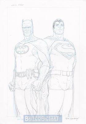 Frank Quitely | World’s Finest 50 Cover By Frank Quitely Batman & Superman Issue 50 Page 0 | BritComicsArt