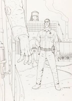 Jacen Burrows – 303 issue 5 cover – Garth Ennis | Berserker Art