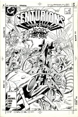 Don Heck | Heck, Don - Centurions #4 Cover Dc Toy Art Centurions Powerxtreme 1987 | Cool Lines Art