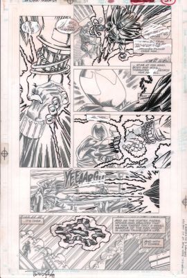 Sam de La Rosa, Tom Lyle | Spider-Man #59 P.31 - Spidey Tries To Save Judas Traveller - Signed - 1999 | Anthony’s Comic Book Art