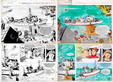 Paape | Marc Dacier, planche n°21 Ã  l’encre de Chine de … | Banque Dessinée