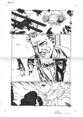 Jacob Phillips | The Peril of the Brutal Dark: an Ezra Cain Mystery Issue 06 Page 18 | Splash Page