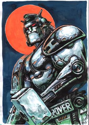 Clint Langley – Hammerstein – 2000AD – 11.5×8.5 inches | Berserker Art