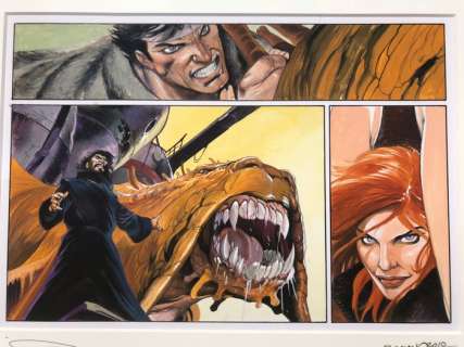 Molenaar, Romano / Vos, Jorg de - Original half page in colour - Storm - De Muiters van Anker | Catawiki