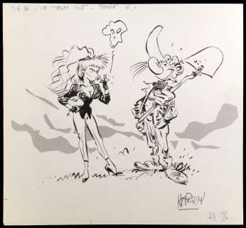 Hardy, Marc - Dessin original - Pierre Tombal - Le tabac tue | Catawiki