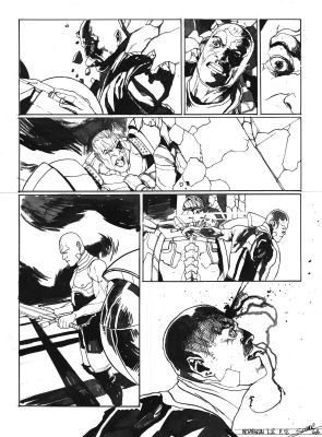 Secher Valentin | Planche originale 52 signée de Méta-Baron T.02 | Galerie Napoléon