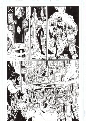 Paul Davidson – X-Force – 42p3 – Colossus Wolverine Domino | Berserker Art