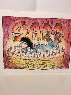 Bosschaert, Jan - Originele tekening in kleur - Sam, 25 jaar (2015) | Catawiki