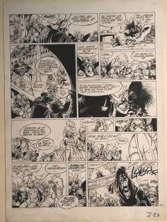 Crisse (Chrispeels, Didier) - Originele pagina - Het Kristallen Zwaard | Catawiki