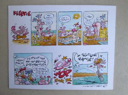 Schreurs, Eric - Originele gag in kleur - Joop Klepzeiker 16 - Trottoirbandje (2000) | Catawiki