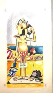 Couverture Originale... | Couverture originale du PILOTE n°597 du 14 avril 1971... | Farrando