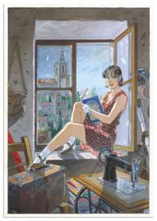 GIBRAT - Lot 60 - JEAN-PIERRE GIBRAT LE SURSIS Dupuis Illustration originale...