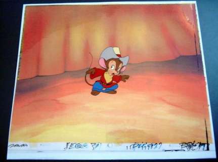Fievel’s American Tails - Animation production cel - (1992) | Catawiki
