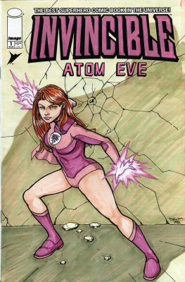 Pak Kwan - Invincible: Atom Eve Sketch Cover