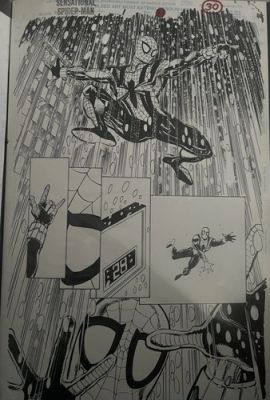 Original Comic Art! Dan Jurgens Klaus Janson Sensational Spider-Man #1 Pg 21