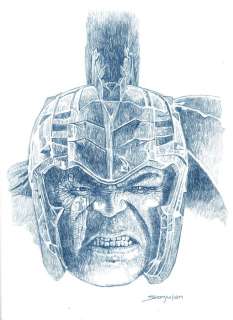 The Hulk By Sanjulian - Original Drawing  - EO | Catawiki