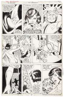 Original GEORGE PEREZ Art * AVENGERS #195 * 1980 | PBA Galleries