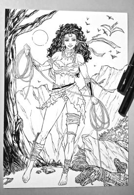 Adilson Reis | Wonder Woman SAVAGE LAND MARVEL vs DC⭐️ | Raremarq (Buy It Now)