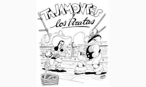 PLANCHES et DESSINS ORIGINAUX ERIK. â€œTajamontes le Pirateâ€. 22 planches | Tessier Sarrou