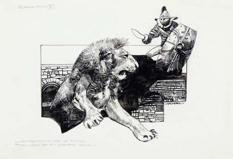 Toppi Sergio - "Gladiatore", anni 80 | Urania Casa d’Aste