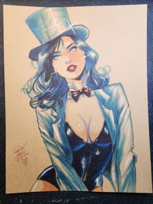Zatanna Batman Original Fine Art Illustration Signed 8.5x11 COA | eBay US (Buy It Now)