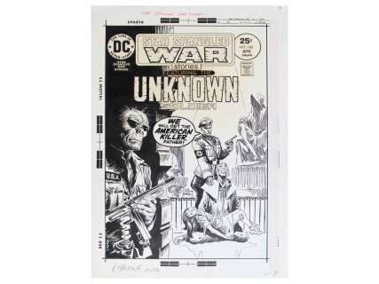 Joe Kubert Star Spangled War Stories #186 Cover | Weiss Auctions