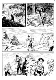 Zagor - Giuliano LD Piccininno - original page - Page volante | Catawiki