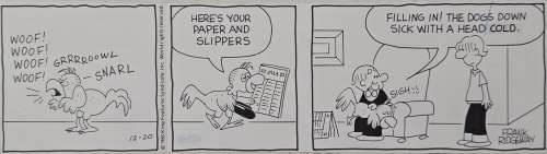 Original Daily Strip Mr. Abernathy Frank Ridgeway 12-20-1985 | Venere Comic Art