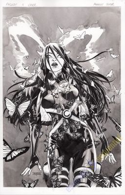 Mahmud Asrar | Psylocke #4 Cover By Mahmud Asrar | ComicArtFans Classifieds