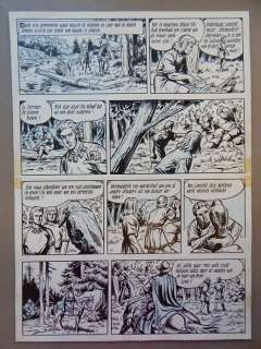 Vandersteen, Willy/Sels, Frank - Originele pagina (p.15)  - De Rode Ridder 23 - Hugon de Hofnar - (1964) | Catawiki