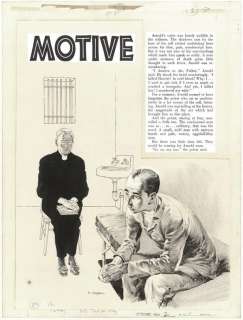 257: Crandall Motive 10 pgs CIll #2 original comic art | Russ Cochran