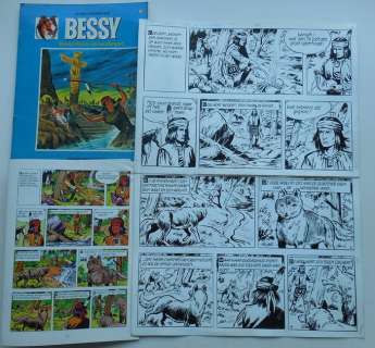 Bessy 69 - originele pagina - Ponca-Ponca de hondengod (p.1) - Page volante - Ã  l’encre - (1967) | Catawiki