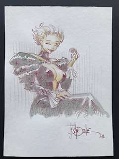 Andreae, Jean-Baptiste - Dessin original - Azimut - La belle Manie Ganza (2018) | Catawiki