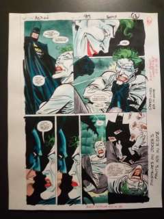 superman / batman Action comics 719 - Original hand coloured / inked page with corection - Other - (1996) | Catawiki