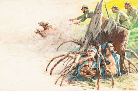 TOM RYAN POW, Escape Scene.