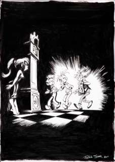 Tarrin | Spirou et Fantasio, illustration Ã  l’encre de Chi… | Banque Dessinée