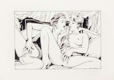 Lot 891 - Saint Germain (Luciano Bernasconi) - "Amiche", 1990s