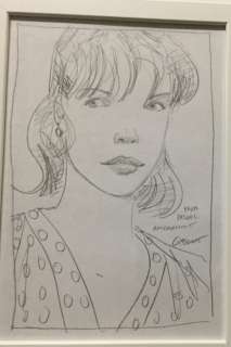 Gibrat, Jean-Pierre - Dessin original - Portrait Cécile  - Page volante (1999) | Catawiki
