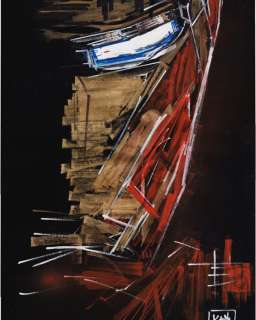Iron Man - Large Painting - K*NON - 70 x 50 cm - EO | Catawiki