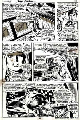Gene Colan, Tom Palmer | Gene Colan - Daredevil 80 Page 21 Karen & Dd | ComicArtFans Classifieds