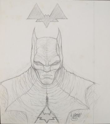 Rafael Grampa | Batman Rebirth #1 - Prelim Sketch - Rafael Grampa | ComicArtFans Classifieds