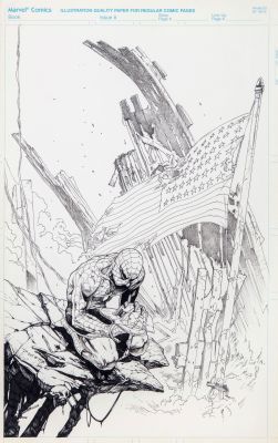 Dell‘Otto Gabriele - "Spider-Man: 11 september 2001", 2001 | Urania Casa d’Aste